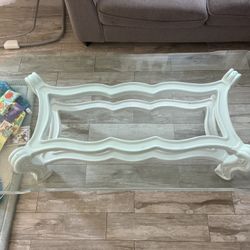Beveled Glass Coffee Table