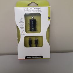 Mini and Micro USB Car Charger