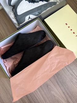 Marni slides black size (45)