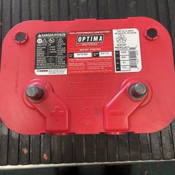 Group Size 34/78 Optima Red Top Battery Agm