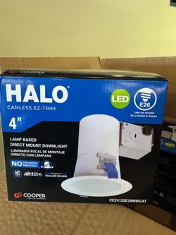 Halo 4" Canless EZ-Trim LED Downlight