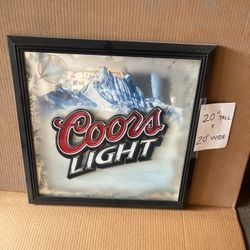 Coors Light Picture/mirror