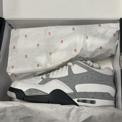 Nike Jordan 4 White Cement RM Size 9M