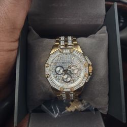 Gold Tone Bulova Watch