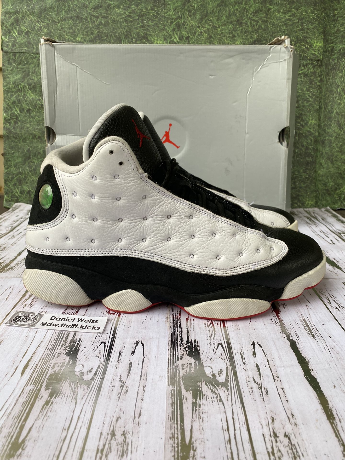 2018 Nike Air Jordan Retro 13 XIII He Got Game Black White - Size 12