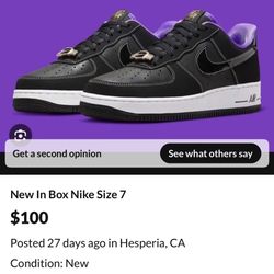 Nike Air Force Size 7 