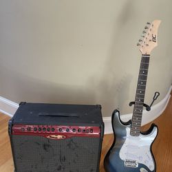 BC Strat Guitar and Line 6 Spider 50 Watt Amp