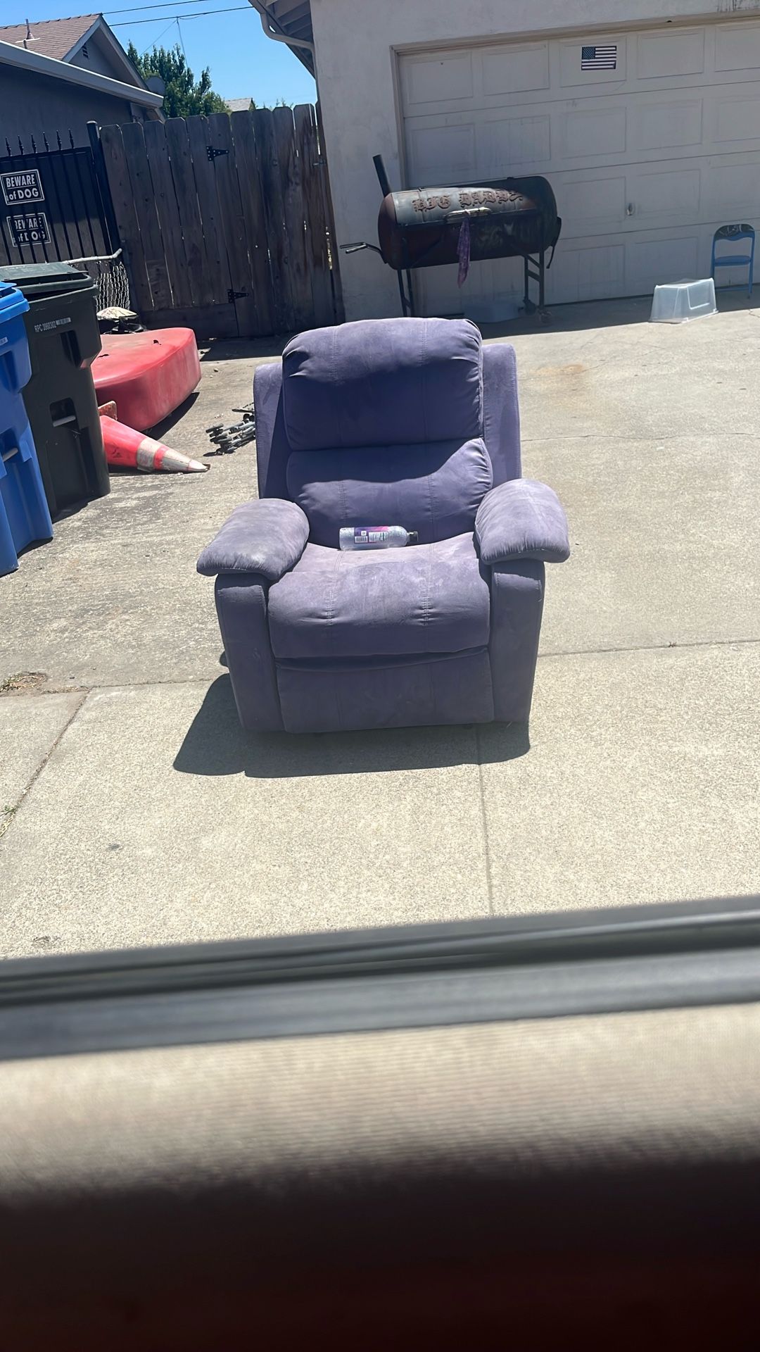 Blue Recliner
