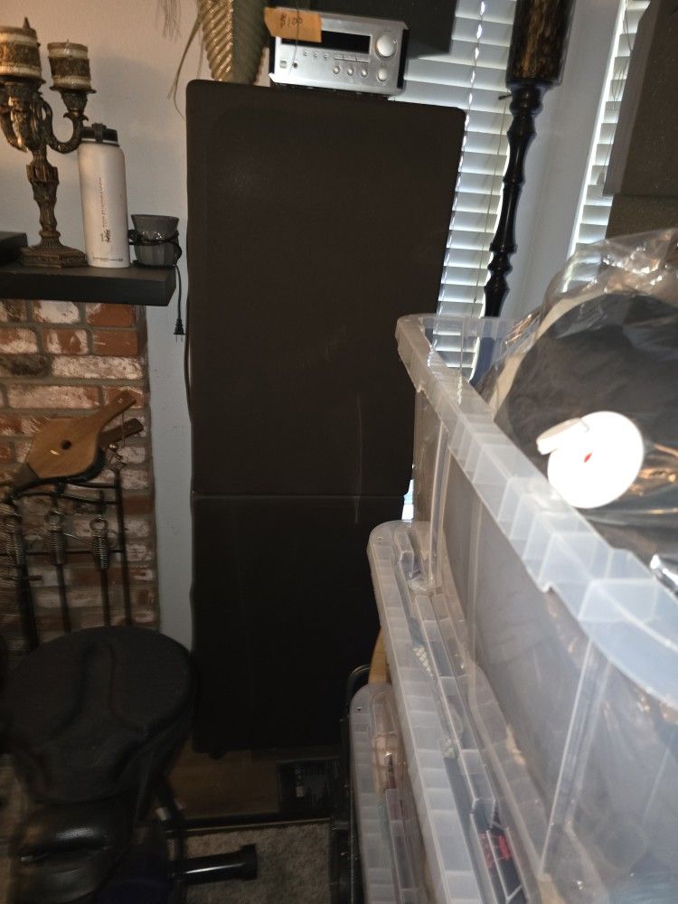 Set Of Large Emerson Home Speakers