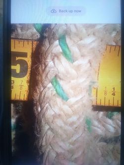 Braided rope ,3/4 inch utility rope , 40 cents a foot. 1000 feet available.