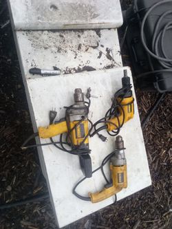 DeWalt electric drills