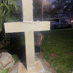 Wood 7ft cross