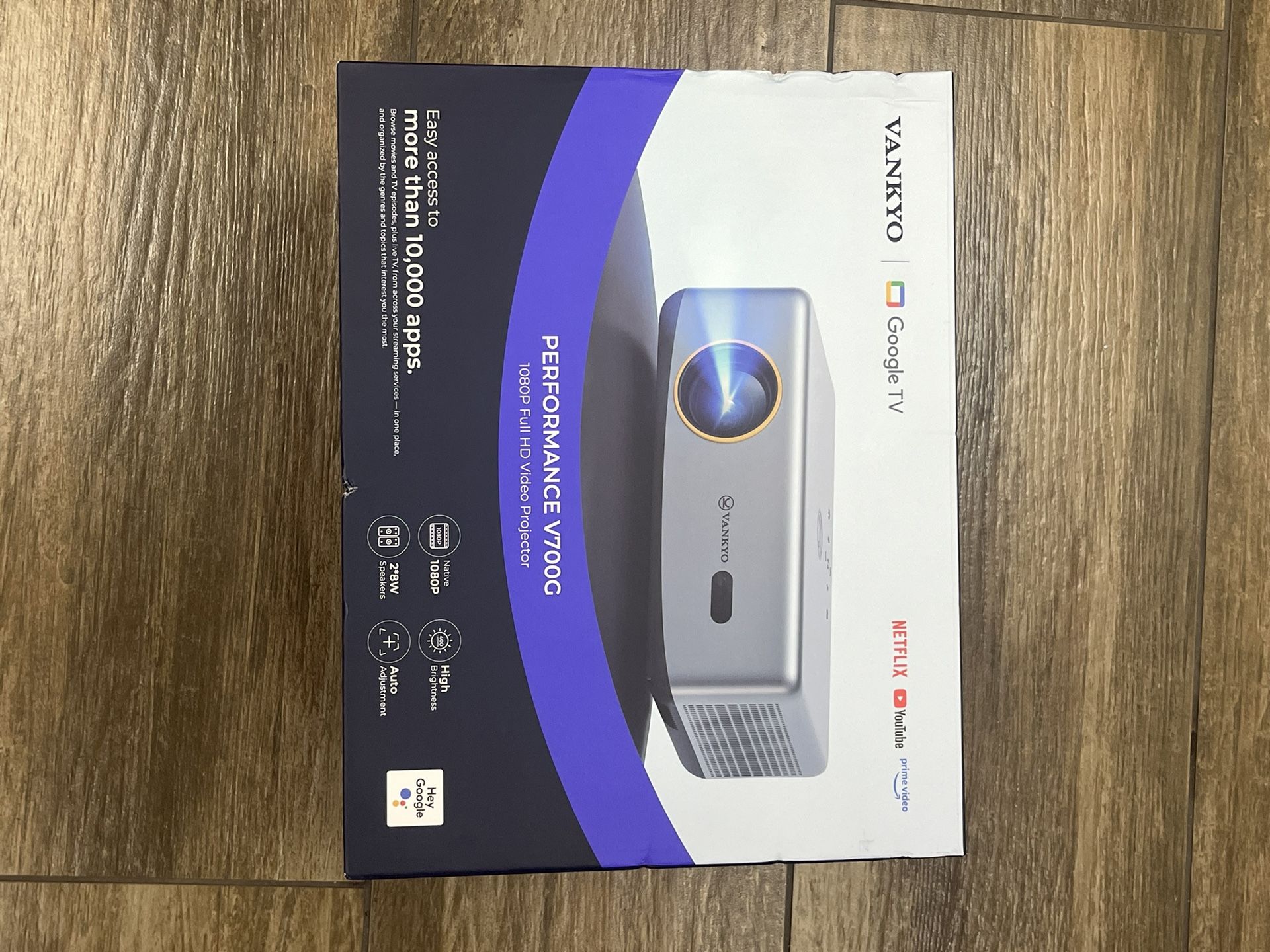 Vankyo V700G 1080 Projector Open Box