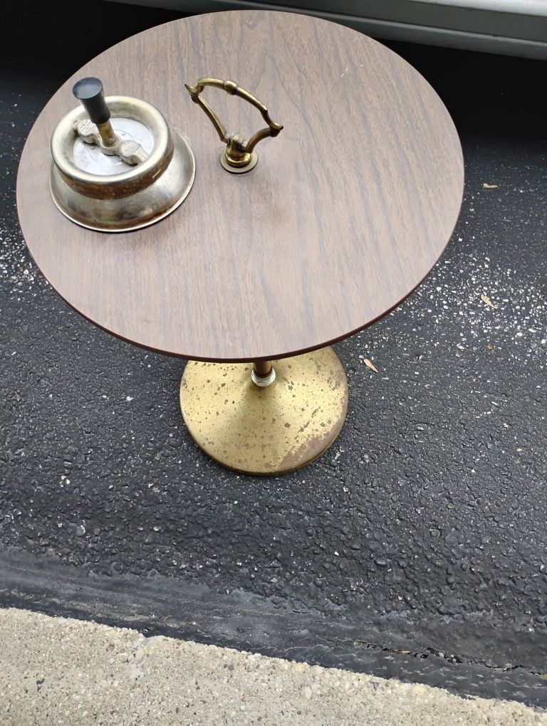 Vintage Ashtray Table