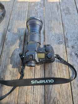 Used Olympus camera and lens