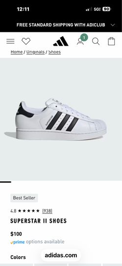 New Men’s Adidas Superstar shoes