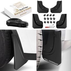 BestEvMod Upgrade Mud Flaps Splash Guards Compatible With 2026 New Tesla Model Y Juniper