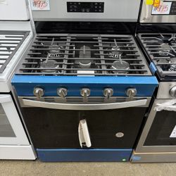 Brand new Whirlpool stainless steel 5 burner range stove 