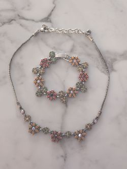 BRIGHTON necklace and bracelet set funky fun colors