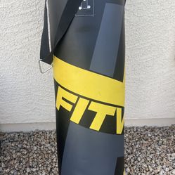 FITVEN Punching Bag With Wall Mount Wall Bracket 