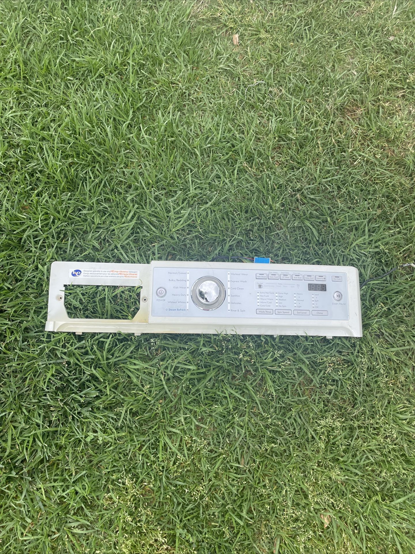 KENMORE WASHER CONTROL PANEL PART# AGL(contact info removed)6 EBR(contact info removed)2. PREOWNED tested.