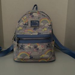 Disney Loungefly Heart Stitch Medium Size Backpack Bag
