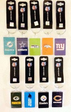NFL KEYCHAIN 2 SIDED ACRYLIC - LICENSED