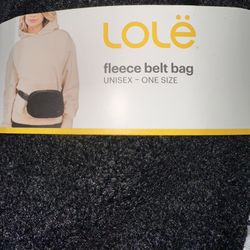 LOLË Convertible Fleece Belt Bag