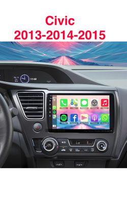 Wireless apple car play 9” for Civic 2013-2014-2015,bluetooth,FM,GPS,WIFI🔥$129🔥only