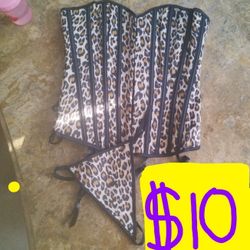 Brand New Corset And G String Size Large