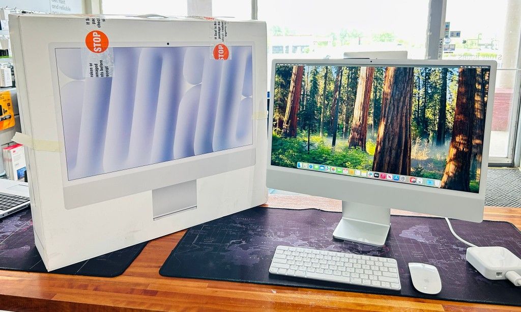 Apple IMAC 24” M1 8GB 256GB Like New in Box -Wireless Apple keyboard and mouse