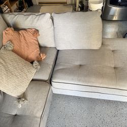 Grey Sectional Couch 