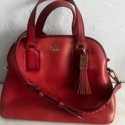Red Kate Spade bag