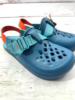 Chaco Chillos Clog Sz 6 Women's Closed Toe Sandals Ocean Blue JCH109162
