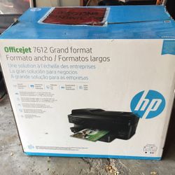 HP Officejet 7612 Grand Format Printer (WIDE FORMAT) ( NEVER USED ) 