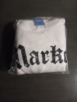 Market Hoodie Mens Size 2xl White And Black New With Tags Exclusive