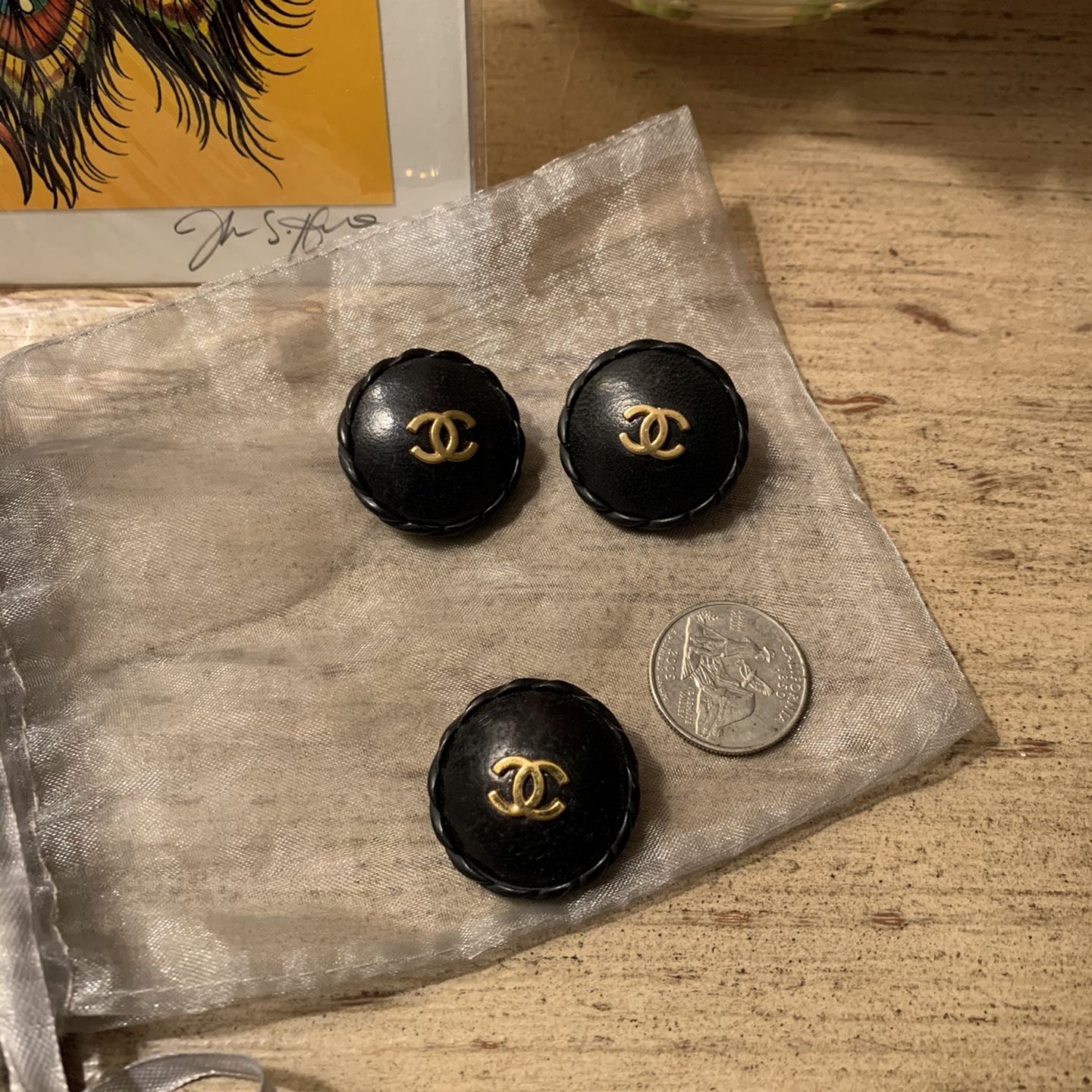 Authentic Earrings And Brooch