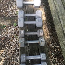 Dumbbells Weights $10- $60 Per Pair 
