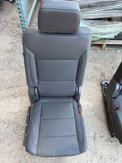 Black Leather Tahoe Seat