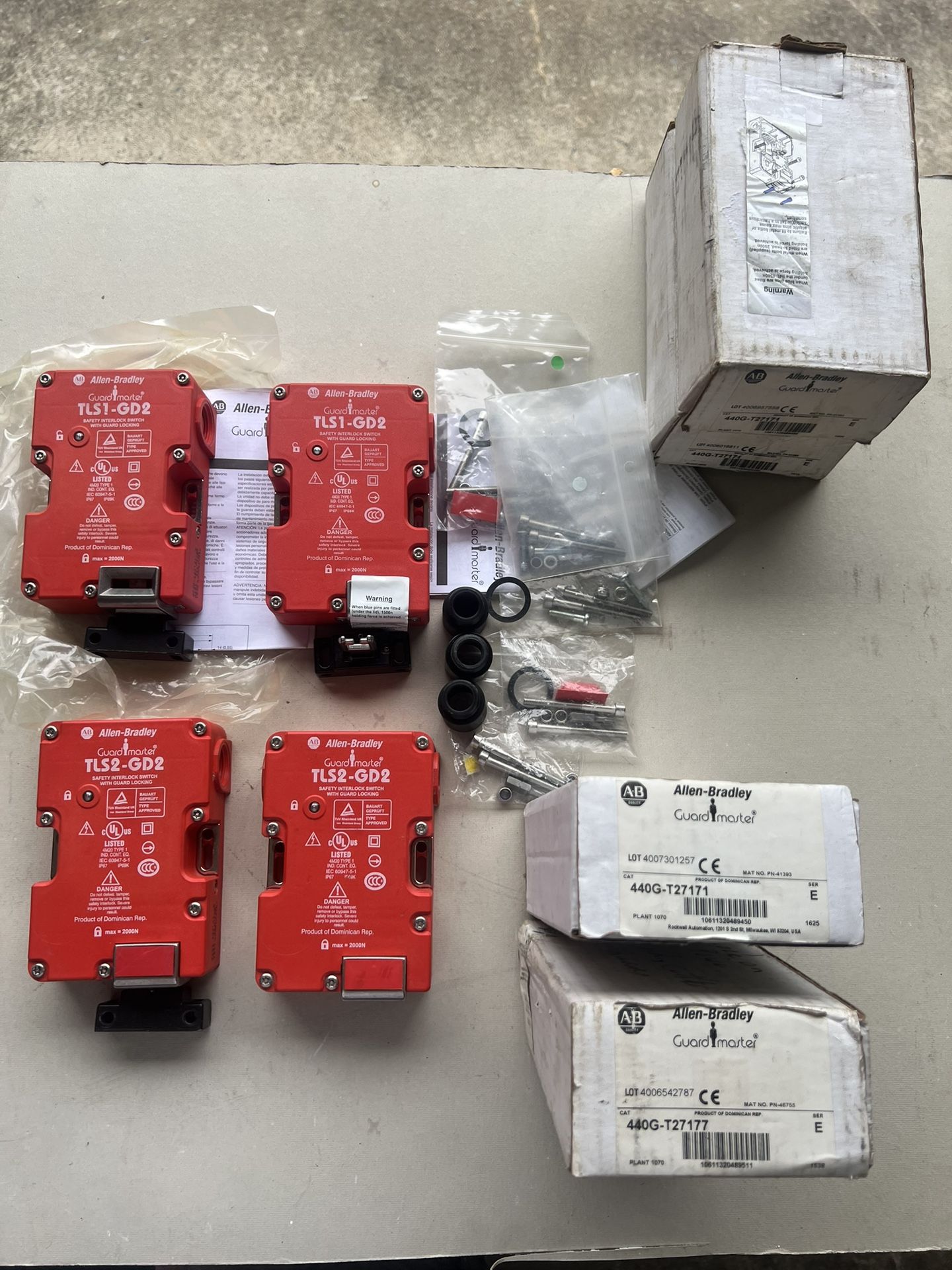 Allen Bradley Guard Master , Two of - 440G-T27171 , Two Of - 440G-T27177