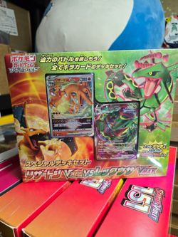 Pokemon TCG Charizard VSTAR vs Rayquaza VMAX Special Deck Set Japanese