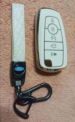 Ford keychain w/ case
