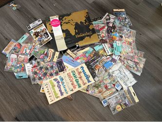 NEW scrapbook and lots of stickers
