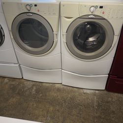 Whirlpool Washer And Dryer Electric Good Condition We Delivery 