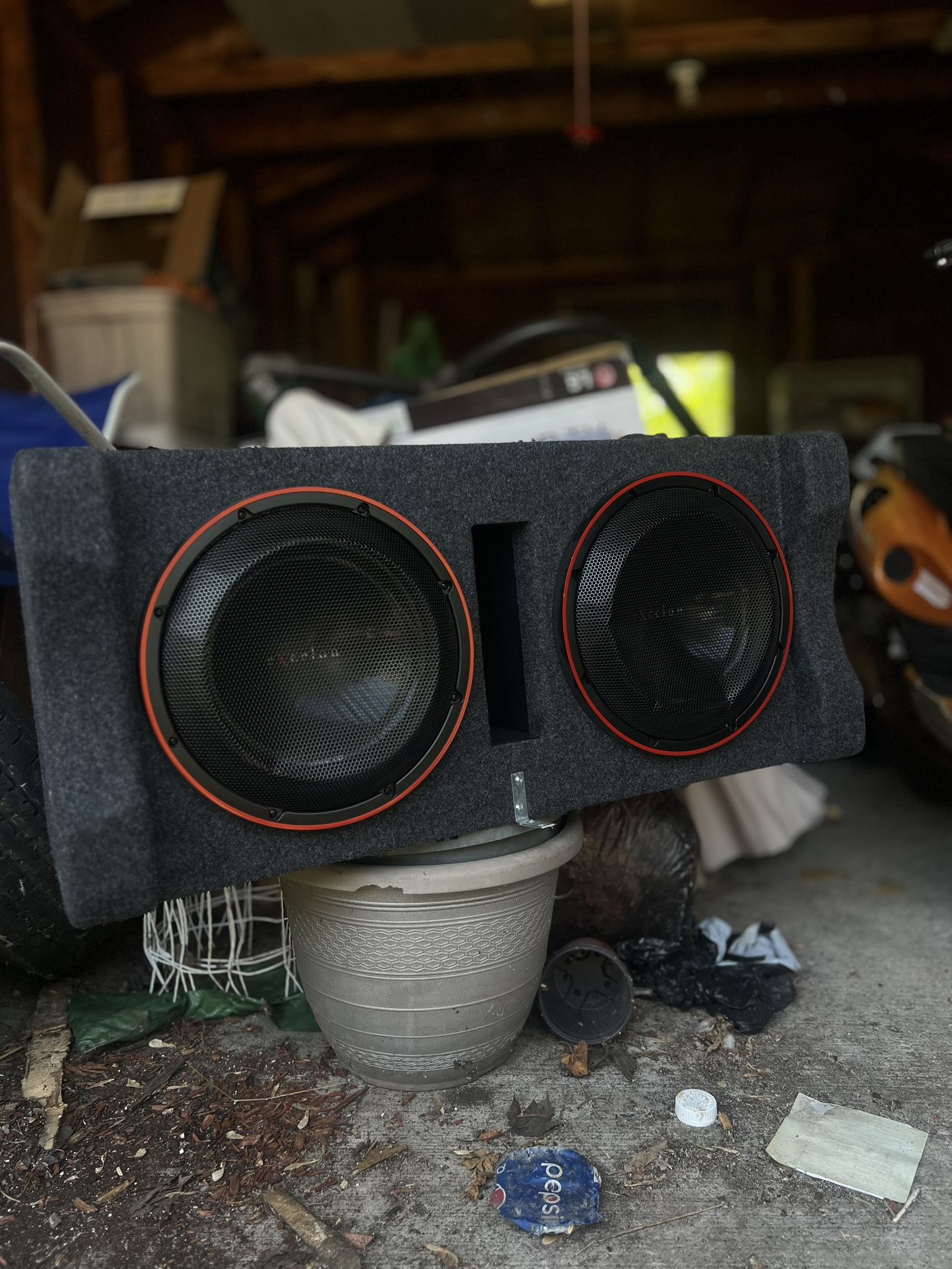 Dual 12” Subwoofers in Factory Box – $300 (Great Condition)