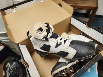 JORDAN 6 RETRO TD WHITE/BLACK BLANC/NOIR 9 1/5