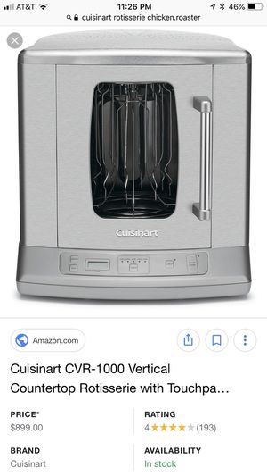 Cuisinart Vertical Countertop Rotisserie For Sale In Stratford Ct