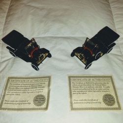 National Motor Museum Mint 1/32 Scale SS-T5 Ford Model T Coupe w/Box Set Of Two 