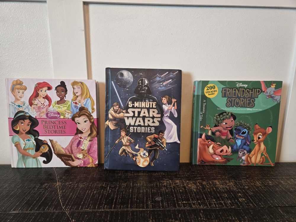 Disney Friends, Princess Star Wars Stories Books