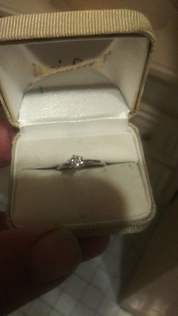 Half a carat diamond Solitaire engagement ring